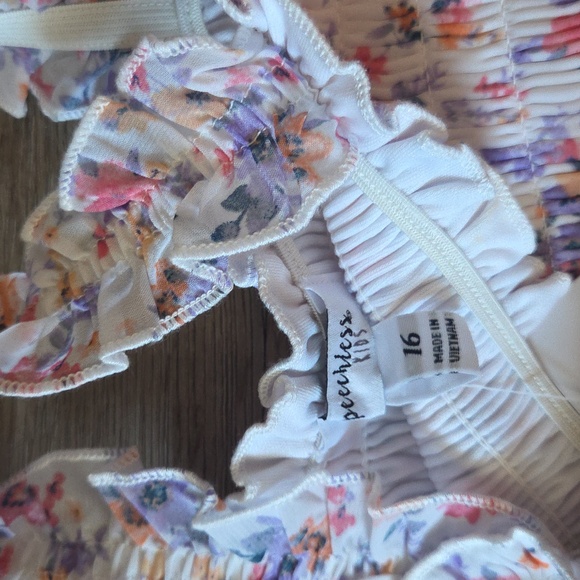 Speechless Multicolor Floral Kids Dress - Picture 4 of 5